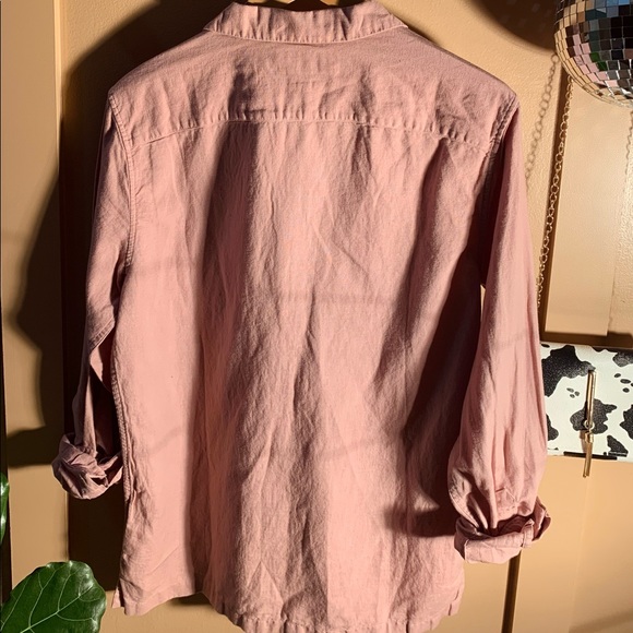 NWT | Abercrombie Linen Blend Button Down | Size S - Picture 2 of 4
